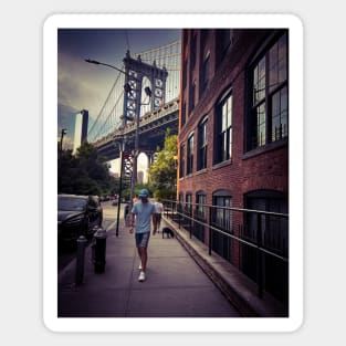 Manhattan Bridge Dumbo Brooklyn NYC Magnet